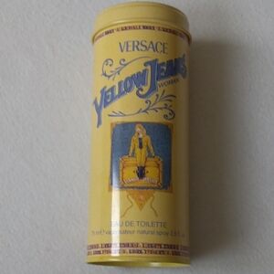Versace Yellow Jeans Spray EDT 75ml Vintage 1996 in Metal Tin – Collectible